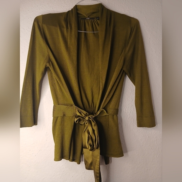 Hugo Boss Sweaters - Hugo Boss Forest Green Knit Cardigan‎